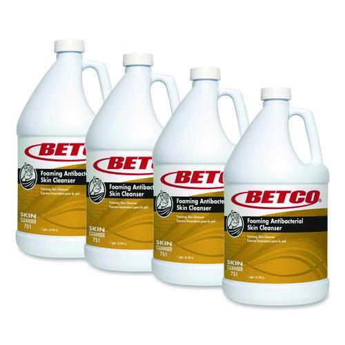 Antibacterial  Foaming Skin Cleanser, Fresh Scent, 1 Gal Bottle, 4/carton
