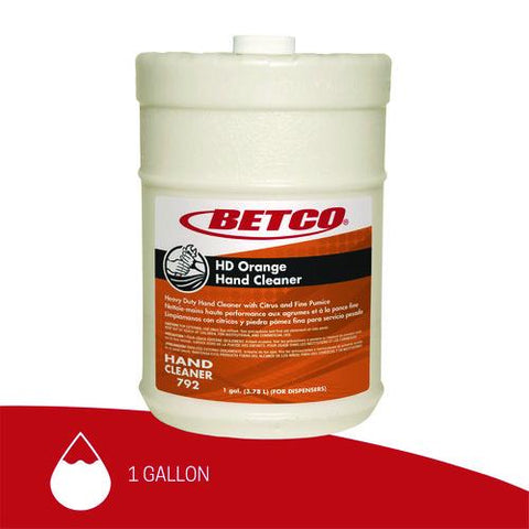 Hd Orange Hand Cleaner, Orange, 1 Gal Bottle, 4/carton