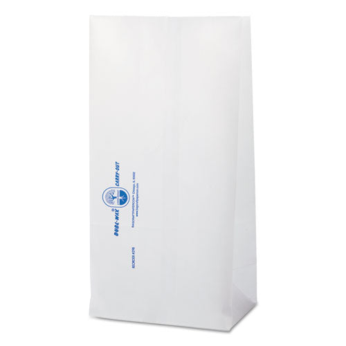 Dubl Wax Sos Bakery Bags, 6.13" X 4" X 12.38", White, 1,000/carton