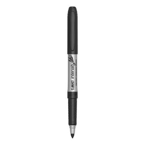 Intensity Fine Tip Permanent Marker, Fine Bullet Tip, Tuxedo Black, Dozen