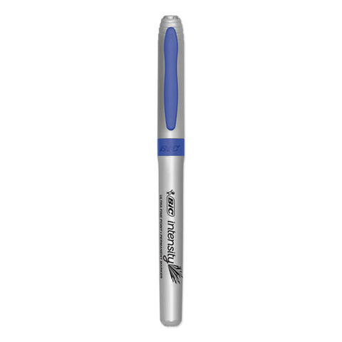 Intensity Ultra Fine Tip Permanent Marker, Extra-fine Needle Tip, Deep Sea Blue, Dozen