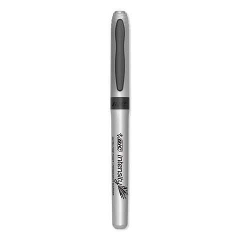 Intensity Ultra Fine Tip Permanent Marker, Ultra-fine Needle Tip, Tuxedo Black, Dozen