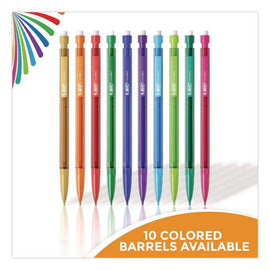 Color Cues Mechanical Pencils, 0.7 Mm, Hb (#2), Black Lead, Assorted Barrel Colors, 60/box