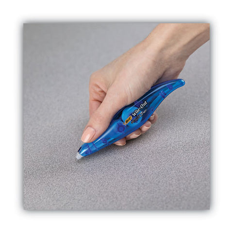 Wite-out Brand Exact Liner Correction Tape, Non-refillable, 0.2" X 19.67 Ft, White Tape, Assorted Dispenser Colors, 2/pack