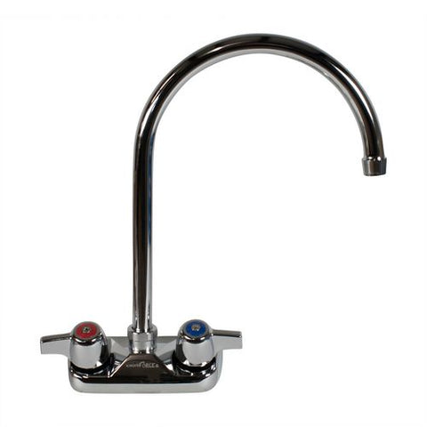 Workforce Standard Duty Faucet, 12.38" Height/8" Reach, Chrome-plated Brass