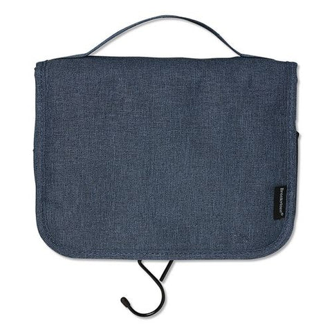 Fabric Toiletry Bag, 8.66 X 3.35 X 8.46, Blue