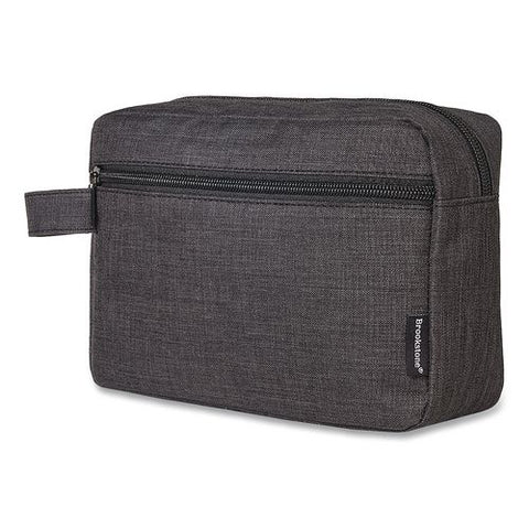 Fabric Travel Pouch, 8.27 X 2.76 X 6.3, Black