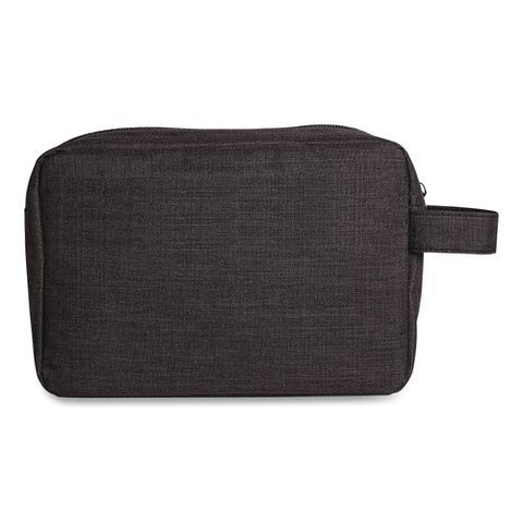 Fabric Travel Pouch, 8.27 X 2.76 X 6.3, Black