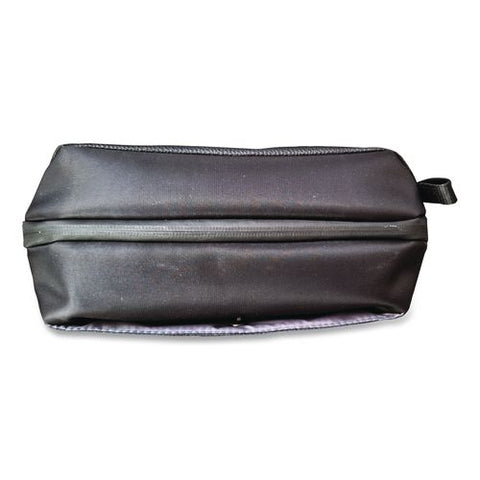 Polyester Toiletry Bag, 10.5 X 4.5 X 6.75, Black