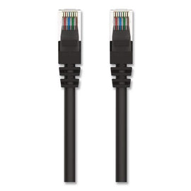 Cat5e Snagless Molded Patch Cable, 14 Ft, Black