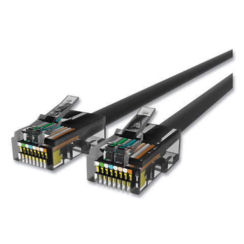 High Performance Cat6 Utp Patch Cable, 3 Ft, Black