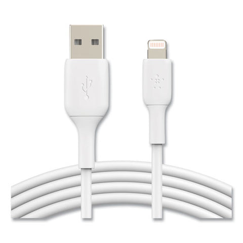 Boost Charge Apple Lightning To Usb-a Chargesync Cable, 9.8 Ft, White