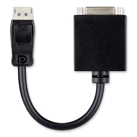 Displayport To Dvi Adapter, 5", Black