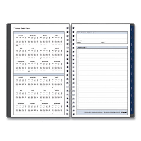 Passages Weekly/monthly Planner, 8 X 5, Charcoal Cover, 12-month (jan To Dec): 2025