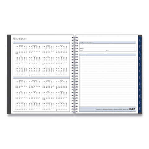 Passages Monthly Planner, 10 X 8, Charcoal Cover, 12-month (jan To Dec): 2025