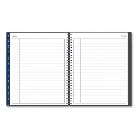 Passages Monthly Planner, 10 X 8, Charcoal Cover, 12-month (jan To Dec): 2025