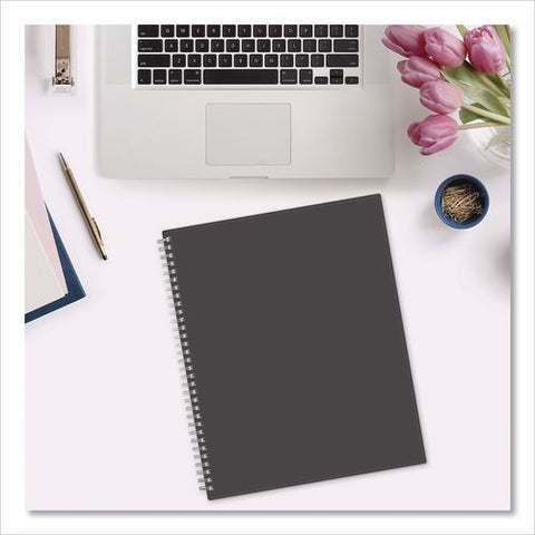Collegiate Academic Year Weekly/monthly Planner, 11 X 8.5, Charcoal Cover, 12-month (july To June): 2026 To 2027