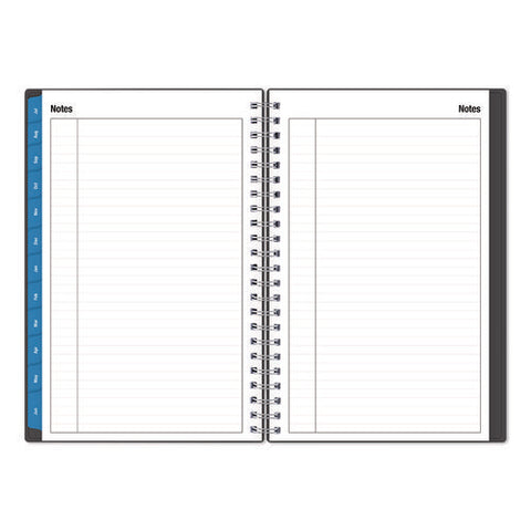 Collegiate Academic Year Weekly/monthly Planner, 8 X 5, Charcoal Gray Cover, 12-month: July 2024 To June 2025