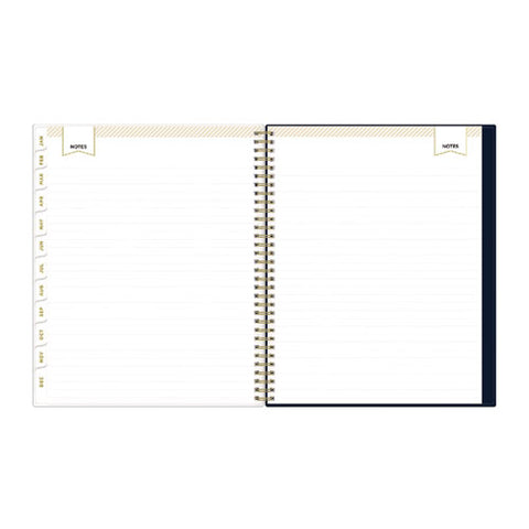 Day Designer Peyton Create-your-own Cover Weekly/monthly Planner, Floral Artwork, 11 X 8.5, Navy, 12-month (jan To Dec): 2025