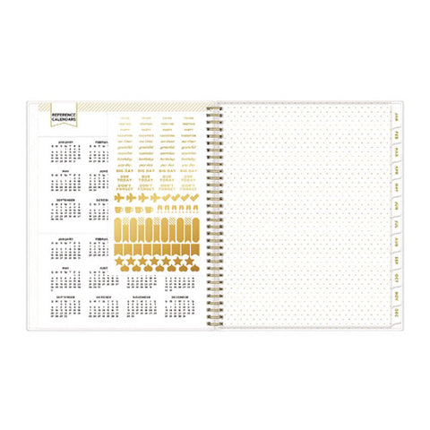 Day Designer Peyton Create-your-own Cover Weekly/monthly Planner, Floral Artwork, 11 X 8.5, White, 12-month (jan-dec): 2025