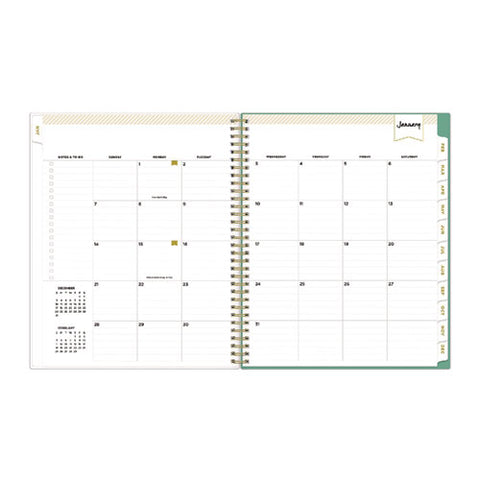 Day Designer Peyton Create-your-own Cover Weekly/monthly Planner, Floral Artwork, 11 X 8.5, White, 12-month (jan-dec): 2025