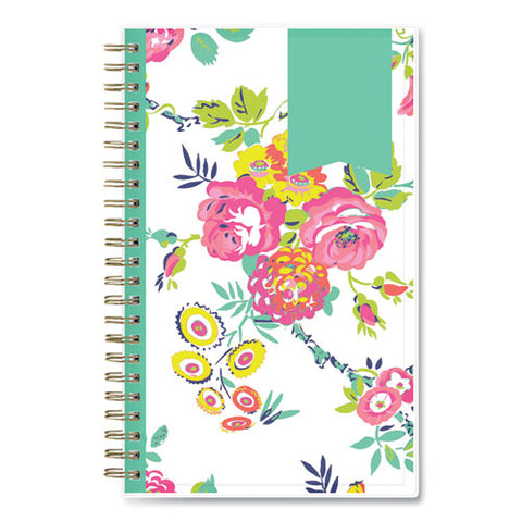 Day Designer Peyton Create-your-own Cover Weekly/monthly Planner, Floral Artwork, 8 X 5, White, 12-month (jan-dec): 2026