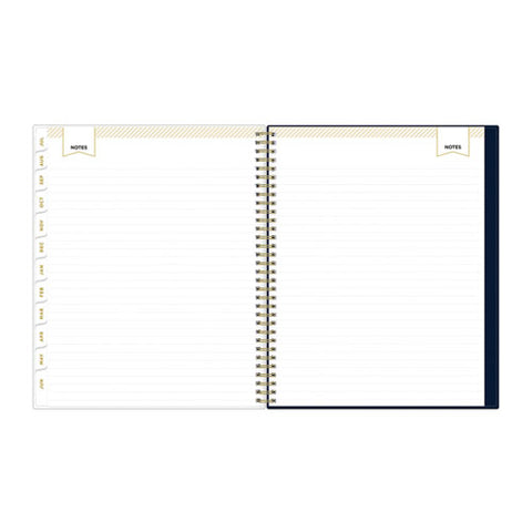 Day Designer Peyton Create-your-own Cover Weekly/monthly Planner, Floral, 11 X 8.5, Navy, 12-month (july To June): 2024-2025