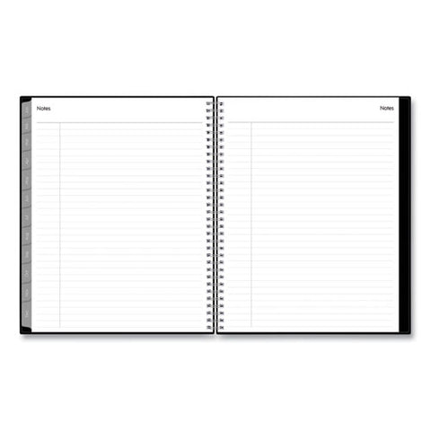 Enterprise Weekly Appointment Planner, 11 X 8.5, Black Cover, 12-month (jan To Dec): 2025