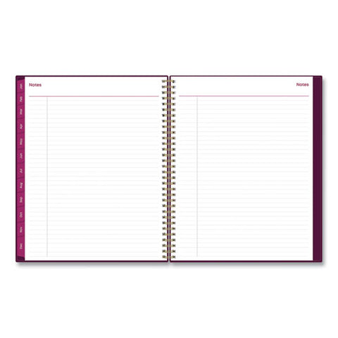 Gili Weekly/monthly Planner, Jewel Tone Artwork, 11 X 8.5, Plum Cover, 12-month (jan To Dec): 2025