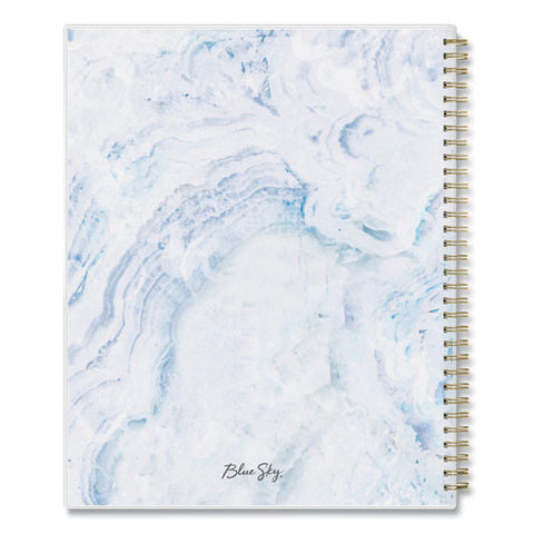 Gemma Academic Year Weekly/monthly Planner, Geode Artwork, 11 X 8.5, Blue/purple Cover, 12-month (july To June): 2025 To 2026