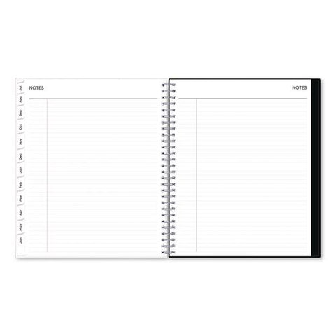 Analeis Academic Year Monthly Planner, Black/white Floral Artwork Cover, 10 X 8, 12-month (july To June): 2026 To 2027