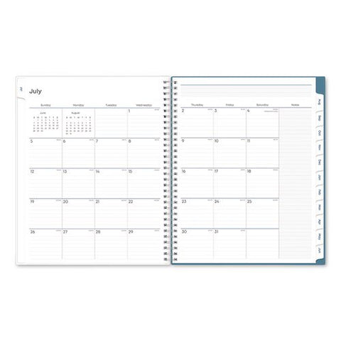 Ditsy Dapple Academic Year Teacher Weekly/monthly Lesson Planner, 8 Classes, Multicolor, 11x8.5,12-month (jul-jun), 2026-2027