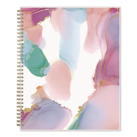 Ashley G Multicolor Smoke Academic Year Weekly/monthly Planner, Abstract Artwork, 11 X 8.5, 12-month: July 2024 To June 2025