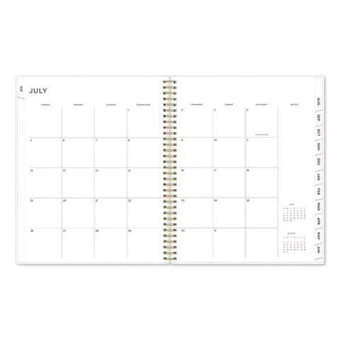 Smoke Frosted Academic Year Weekly/monthly Planner, 11 X 8.5, Multicolor Smoke Artwork Cover, 12-month (july-june): 2026-2027