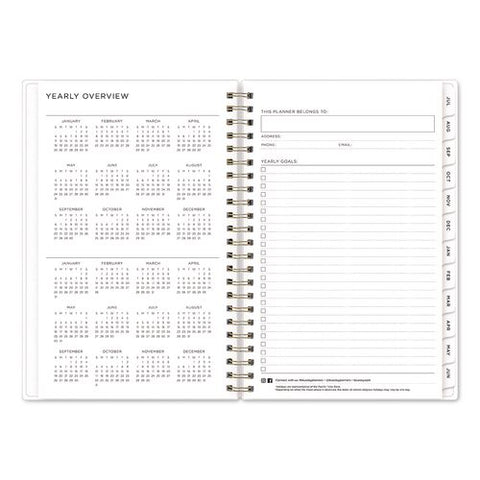 Smoke Frosted Academic Year Weekly/monthly Planner, Multicolor Artwork Cover, 8 X 5, 12-month (july To June): 2026 To 2027