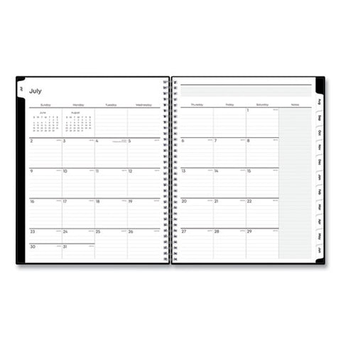 Teacher's Solid Black Weekly/monthly Lesson Planner, 2024 To 2025, Nine Classes, Black Cover, (144) 11 X 8.5 Pages