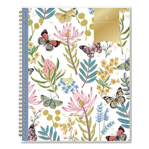 Day Designer Flutter Academic Year Weekly/monthly Planner, 11 X 8.5, Multicolor Cover, 12-month (july To June): 2026 To 2027