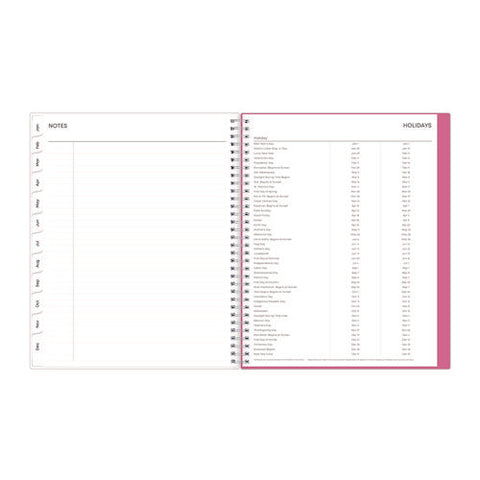 Breast Cancer Awareness Create-your-own Cover Weekly/monthly Planner, Orchids Artwork, 11 X 8.5, 12-month (jan To Dec): 2025