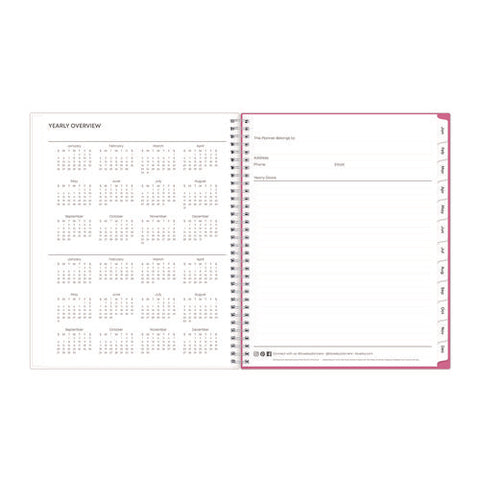 Breast Cancer Awareness Create-your-own Cover Weekly/monthly Planner, Orchids Artwork, 11 X 8.5, 12-month (jan To Dec): 2025