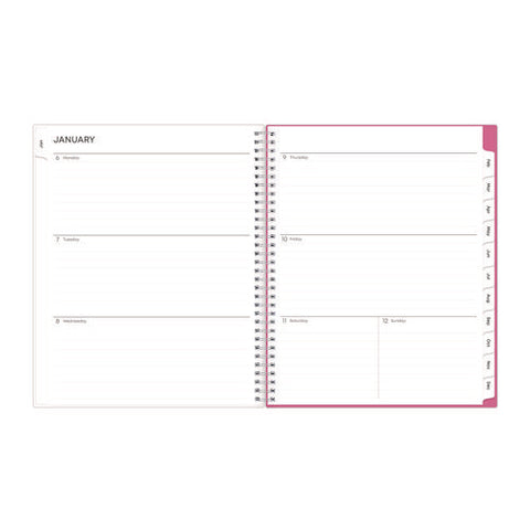 Breast Cancer Awareness Create-your-own Cover Weekly/monthly Planner, Orchids Artwork, 11 X 8.5, 12-month (jan To Dec): 2025