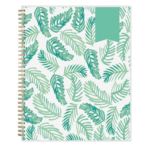 Day Designer Academic Year Weekly/monthly Frosted Planner, Palms Artwork, 11 X 8.5, 12-month (july To June): 2025 To 2026