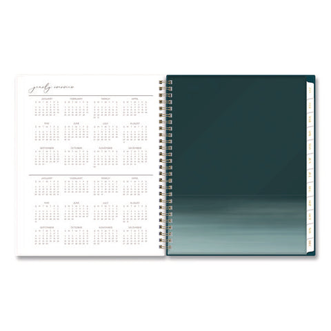 Life Note-it Marina Weekly/monthly Planner, Calm Waters Artwork, 9 X 7, Shades Of Blue Cover, 12-month (jan To Dec): 2025