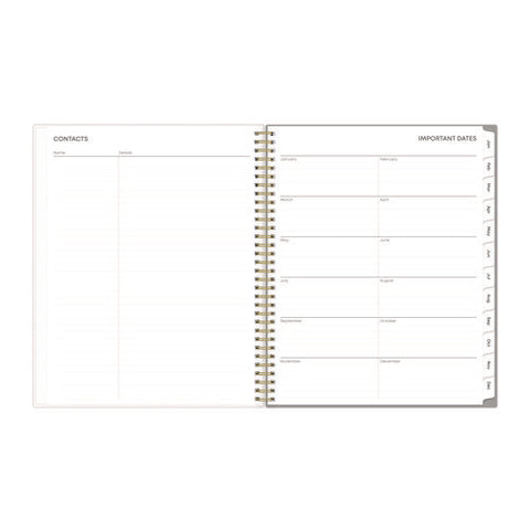Sophie Frosted Weekly/monthly Planner, Floral Artwork, 11 X 8.5, Multicolor Cover, 12-month (jan To Dec): 2025