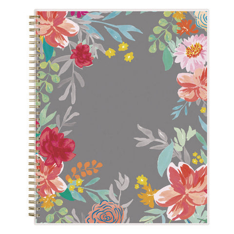 Sophie Frosted Weekly/monthly Planner, Floral Artwork, 11 X 8.5, Multicolor Cover, 12-month (jan To Dec): 2025