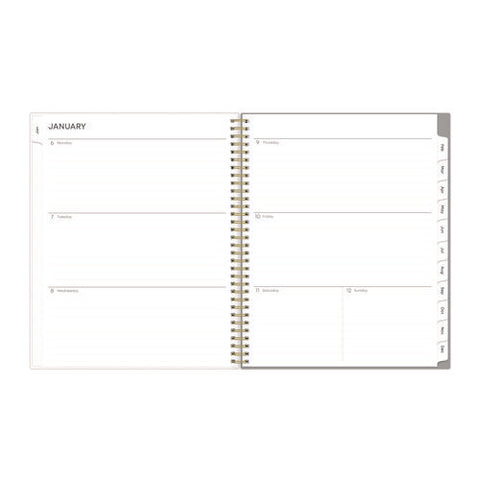 Sophie Frosted Weekly/monthly Planner, Floral Artwork, 11 X 8.5, Multicolor Cover, 12-month (jan To Dec): 2025