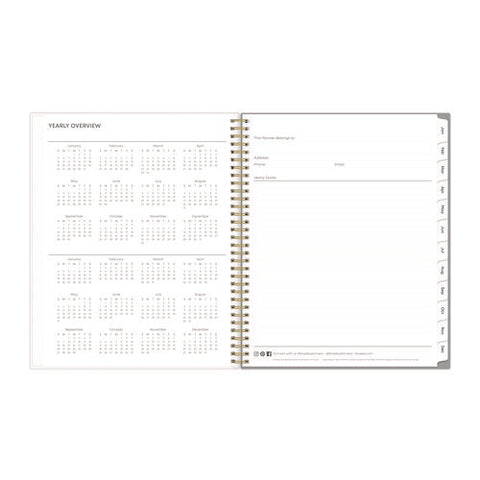 Sophie Frosted Weekly/monthly Planner, Floral Artwork, 11 X 8.5, Multicolor Cover, 12-month (jan To Dec): 2025