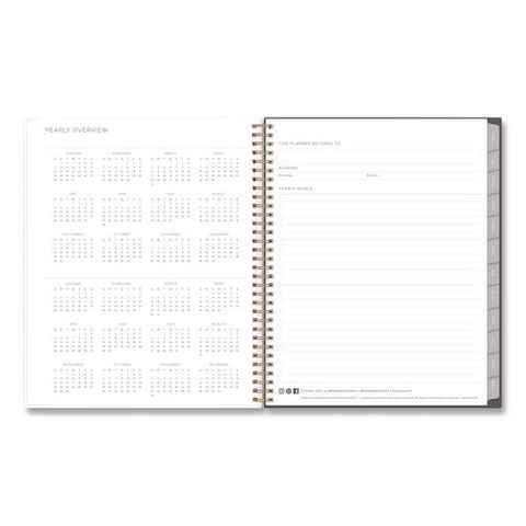 Kelly Ventura Midnight Garden Weekly/monthly Planner, Floral Artwork, 11 X 8.5, Multicolor Cover, 12-month (jan To Dec): 2025