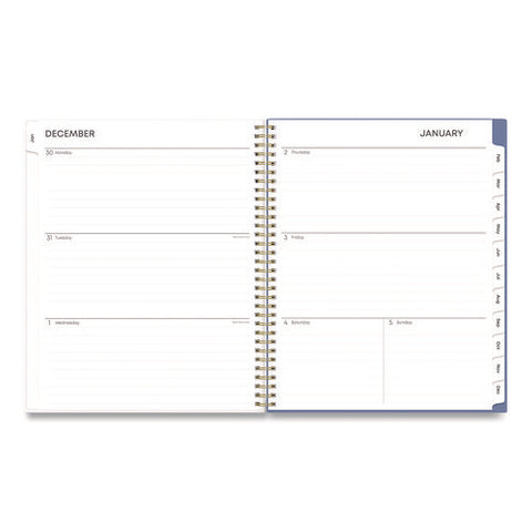 Cocorrina Weekly/monthly Planner, Pastel Paisley Artwork, 11 X 8.5, Blue/pink/white Cover, 12-month (jan To Dec): 2025