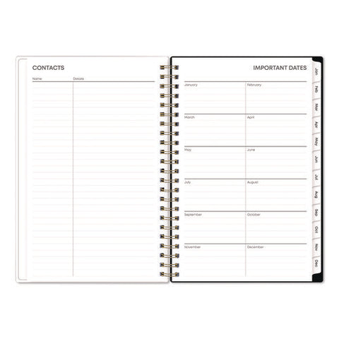 Nevaeh Weekly/monthly Planner, Wildflowers Artwork, 8 X 5, Multicolor/black Cover, 12-month (jan To Dec): 2025