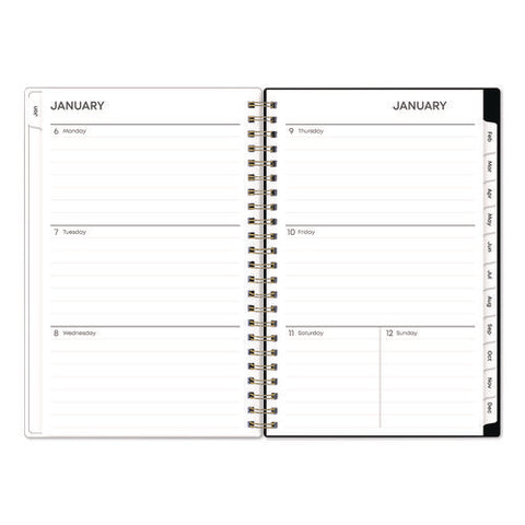 Nevaeh Weekly/monthly Planner, Wildflowers Artwork, 8 X 5, Multicolor/black Cover, 12-month (jan To Dec): 2025